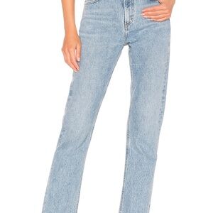 AGOLDE Cherie high rise straight in Merit